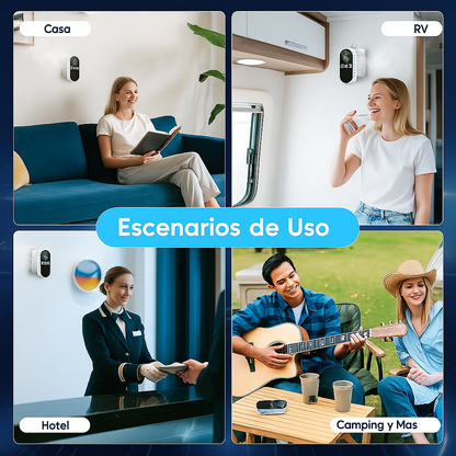 Detector de Gas y CO Portátil