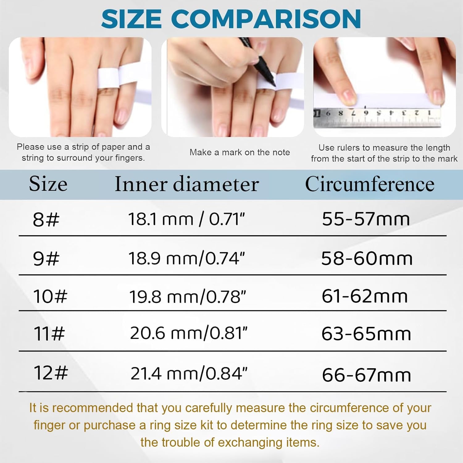 Smart Ring for Women Men Fitness Tracker with Blood Pressure,Heart Rate,Sleep Monitoring,Step Counting,For Iphone and Android,Waterproof Smart Blood Pressure Monitor,No Subscription Fees,Gold 8 Size